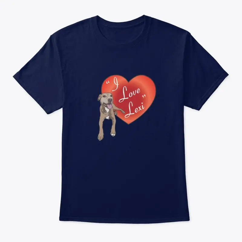 "I Love Lexi" with CU BJJ Logo on back